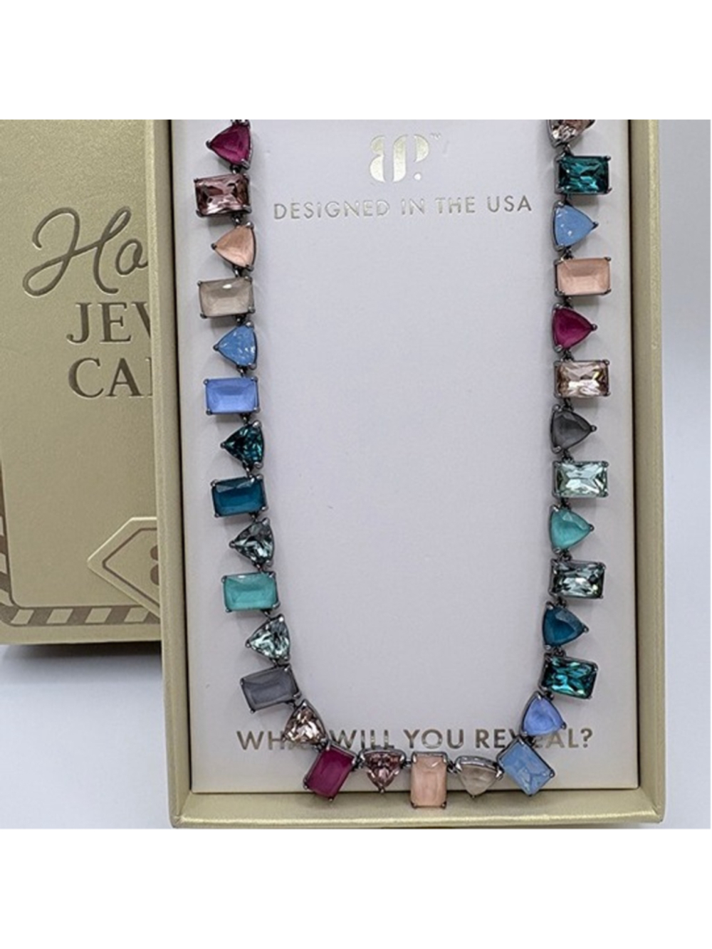 BP Jewel Candy Holiday Necklace, Frost Yourself First, Harvest Luxe, Hematite